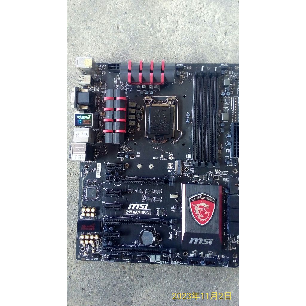 微星 MSI Z97 GAMING 5 LGA1150 主機板 良品