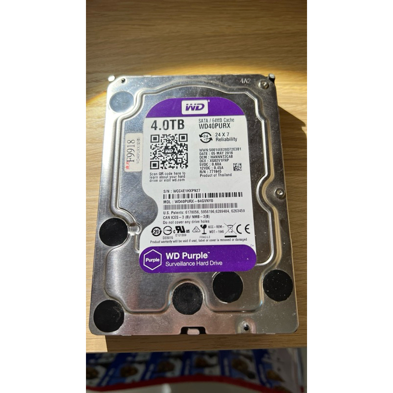 二手硬碟，良品，WD紫標監控用，Seagate，TOSHIBA，2TB，1TB，500G，120G