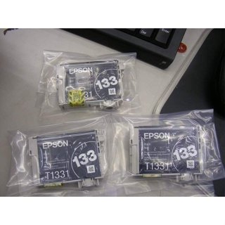 裸裝EPSON 133 / T1331 原廠黑色墨水匣 只適用:T22/TX120/TX130