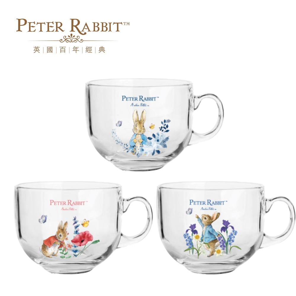 ⚡送彼得兔大容量環保購物袋⚡限量比得兔玻璃湯杯3款一組