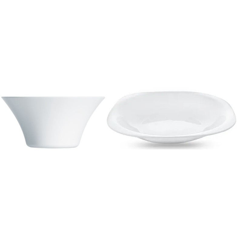 法國 Luminarc 樂美雅 光影沙拉碗 17cm +卡潤 方形盤餐 21cm 碗盤組