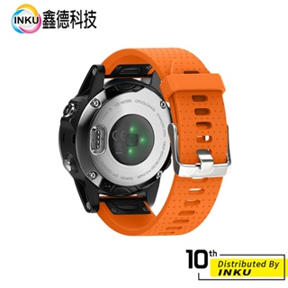 Garmin Fenix 5s 6s Fenix 5s Plus 高透氣 快拆快扣矽膠錶帶 20mm