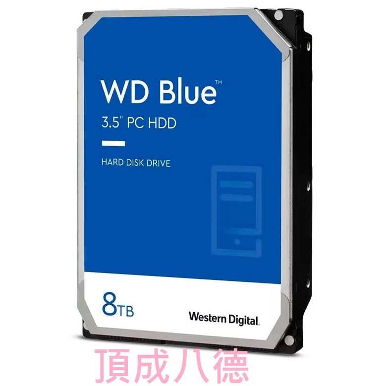 WD 藍標 6TB 6T 8TB 8T 3.5吋桌上型硬碟 (WD60EZAZ) (WD80EAZZ) WD80EAAZ