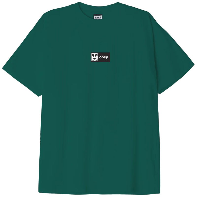 OBEY 166913611-GRN OBEY ICON HEAVYWEIGHT TEE 短T (綠色) 化學原宿