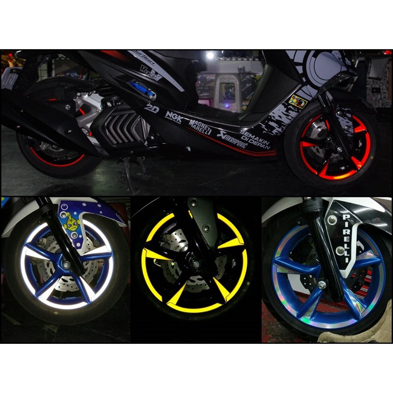 【Yun】🌟YAMAHA FORCE / SMAX 155 個性反光輪圈貼 輪框貼 輪圈貼