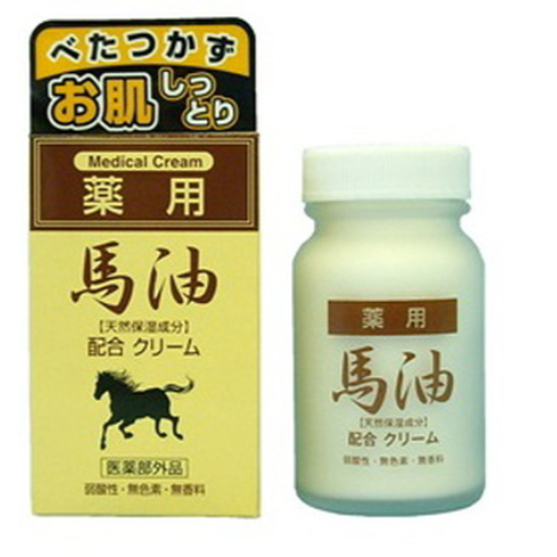 Na日本代購 Jun cosmetic 純馬油 乳霜 70g 乾燥 保濕 馬油