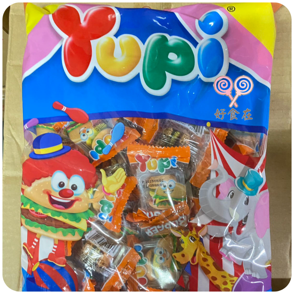 【好食在】  慧鴻 Yupi呦皮漢堡QQ糖果  378g 熱銷商品 漢堡糖 QQ軟糖 Yupi軟糖 糖果 軟糖 漢堡軟糖