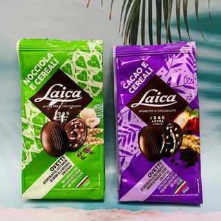 義大利 Laica 萊卡 巧克力蛋 可可穀物醬夾心/榛果穀物醬夾心 可可蛋 兩款供選
