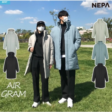 韓國登山品牌 NEPA 過季基本款 C-TR 長版羽絨外套型號 7IF2062 出清特價~預購中 下標前請先詢問