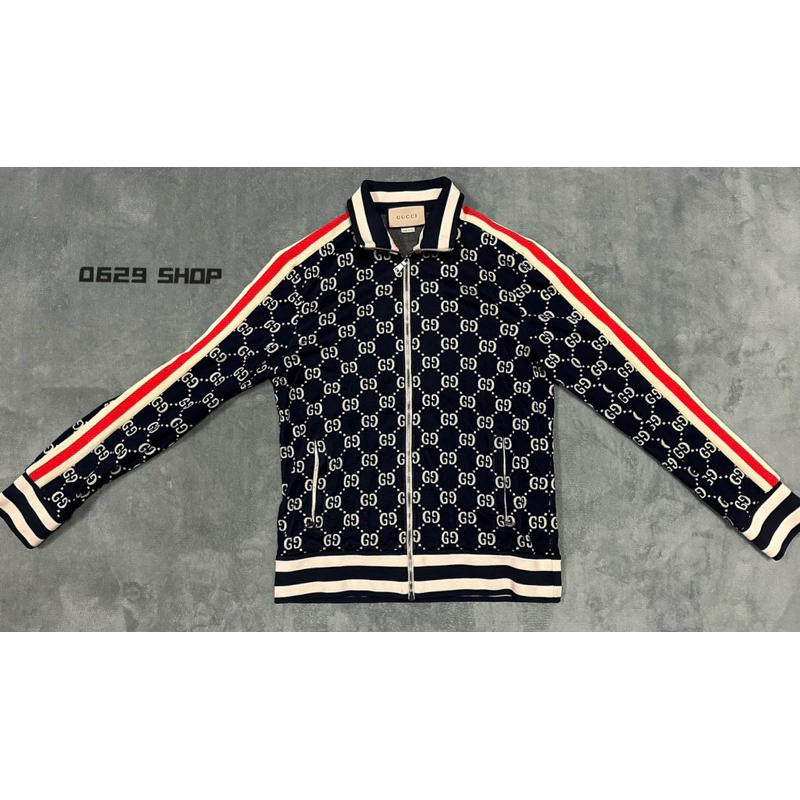 GUCCI 經典滿版外套 L  男生外套 穿搭必備