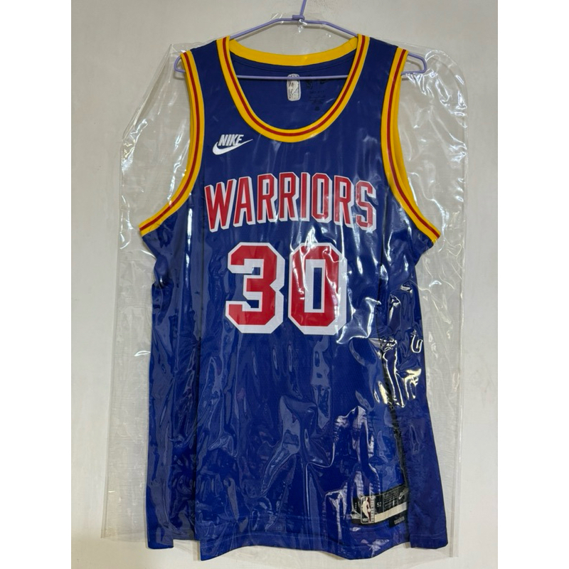 NBA球衣經典復古款金州勇士隊Curry#三分紀錄#XL