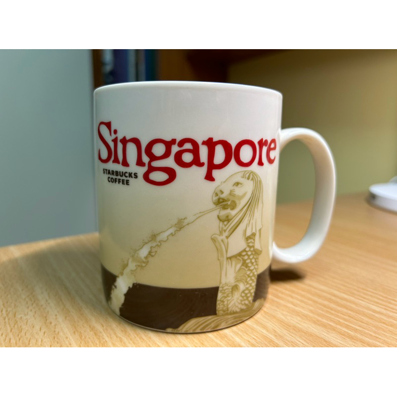 【星巴克Starbucks 馬克杯】新加坡 Singapore Icon系列城市杯 收藏用 ！便宜出！