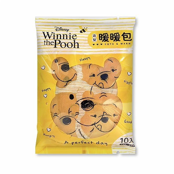 御衣坊 Winnie The Pooh 小熊維尼造型暖暖包(表情款)10入 圖案隨機出貨【小三美日】DS018122