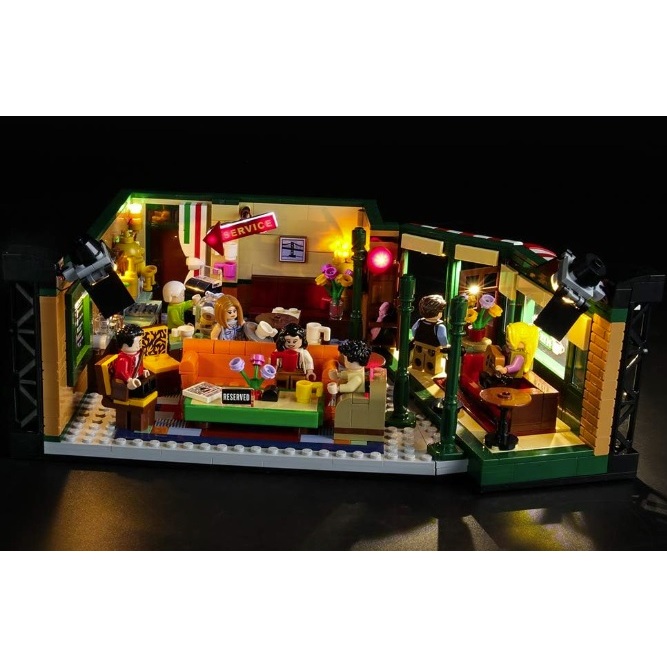 ㊣USA Gossip㊣ BRIKSMAX Light LEGO 21319 中央公園咖啡館 六人行 專用燈光套件