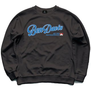 BEN DAVIS BDZ3-2001-01 PRINT SWEAT CREWNECK 大學T (黑色) 化學原宿