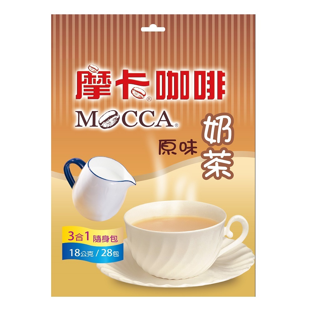 MOCCA摩卡 原味奶茶 18g x 28包【家樂福】