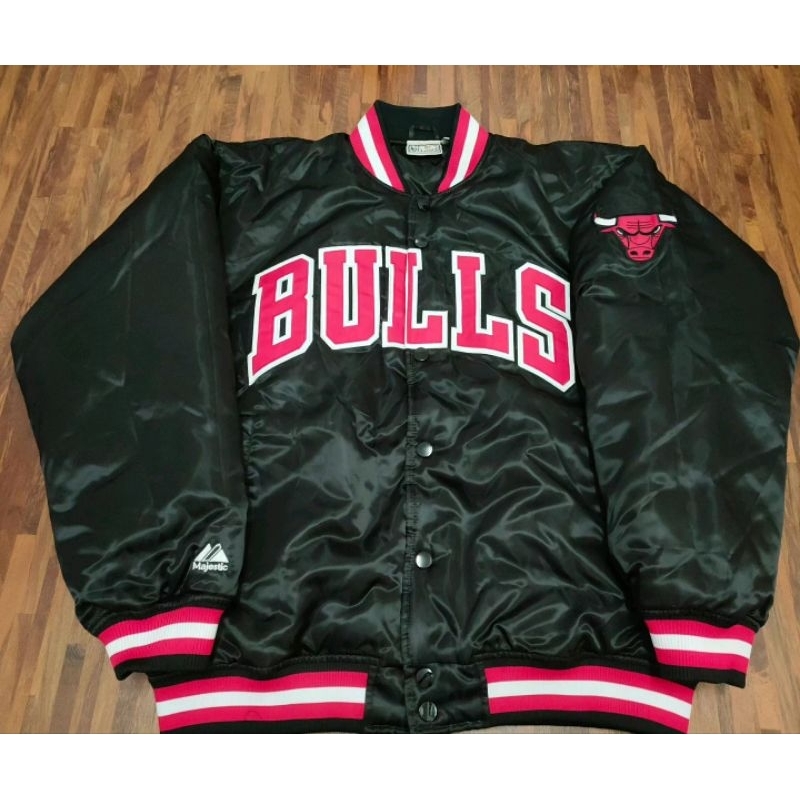 Chicago BULLS 芝加哥 公牛隊 棒球外套 夾克 嘻哈 饒舌 大尺碼 尺寸:XL 2XL