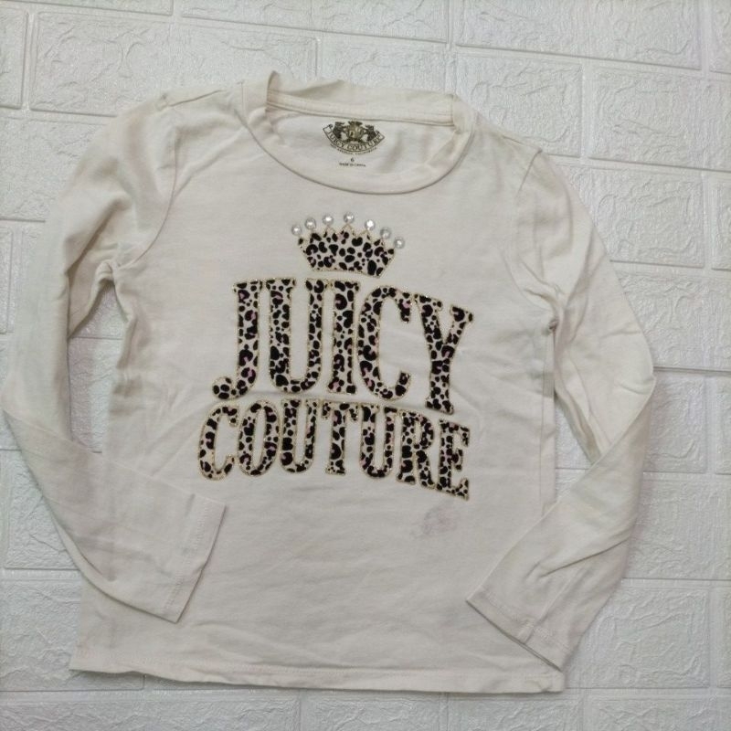 專櫃juicy couture女童上衣6T
