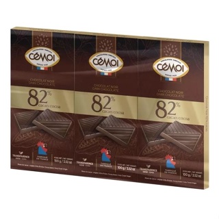 [大量現貨] CÉMOI 82% 黑巧克力 1片 黑可可片 黑巧克力片 100公克 Costco代購
