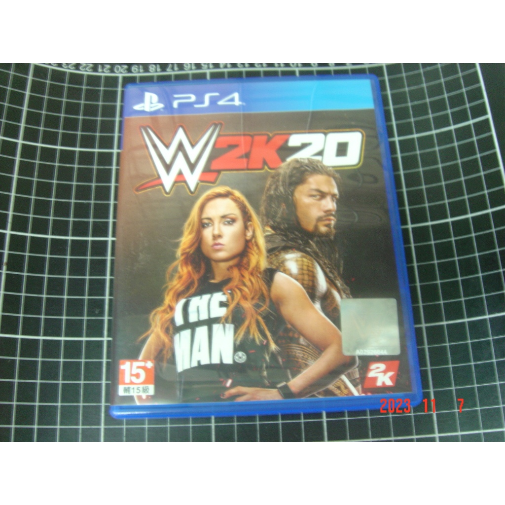 PS4 WWE 2K20 首批特典 未使用{英文亞版*3區}美國職業 摔角【YJ】維二商店
