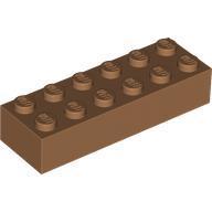 LEGO 樂高 6350413 44237 牛奶糖色 MEDIUM NOUGA BRICK 2X6 基本磚 顆粒 積木