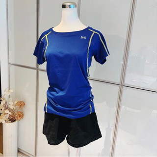 日版UNDER ARMOUR內寶藍色女運動上衣