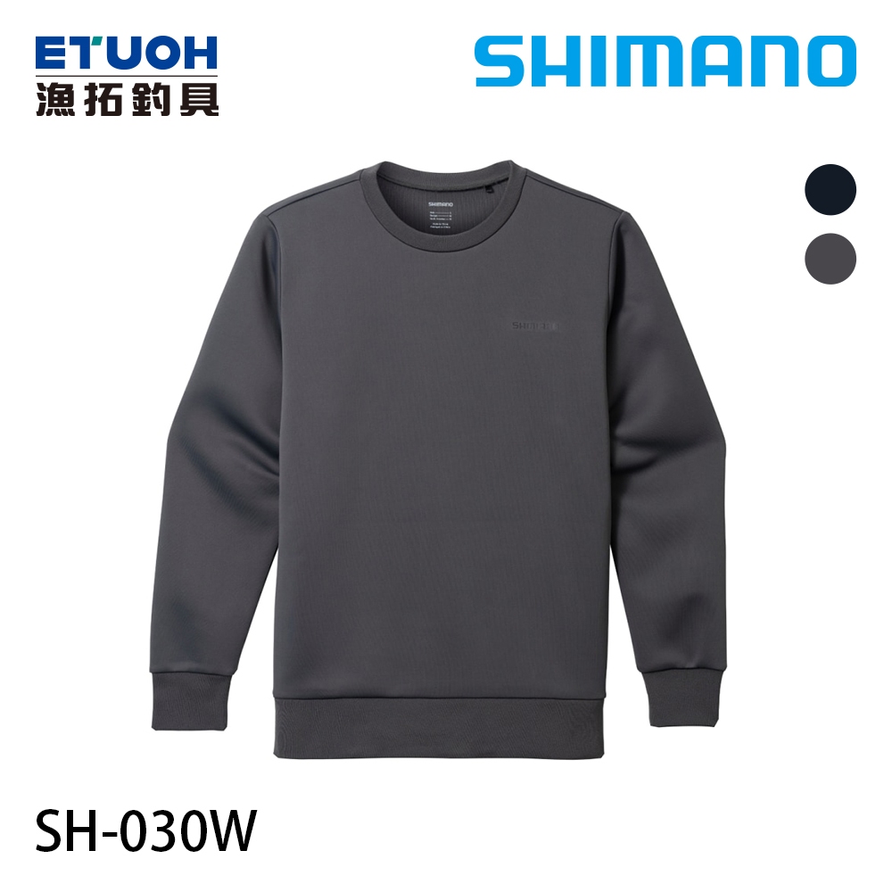 SHIMANO SH-030W 炭黑 [漁拓釣具] [長袖上衣]