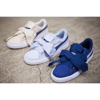 PUMA Basket Heart Patent 緞 帶休閒運動鞋