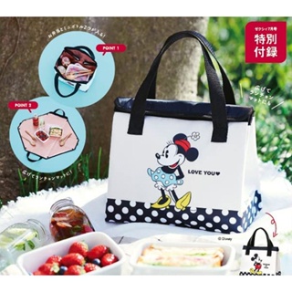 日本雜誌附錄 米奇米妮 多功能 防水 保溫袋 便當袋 手提包 托特包 野餐包 戶外