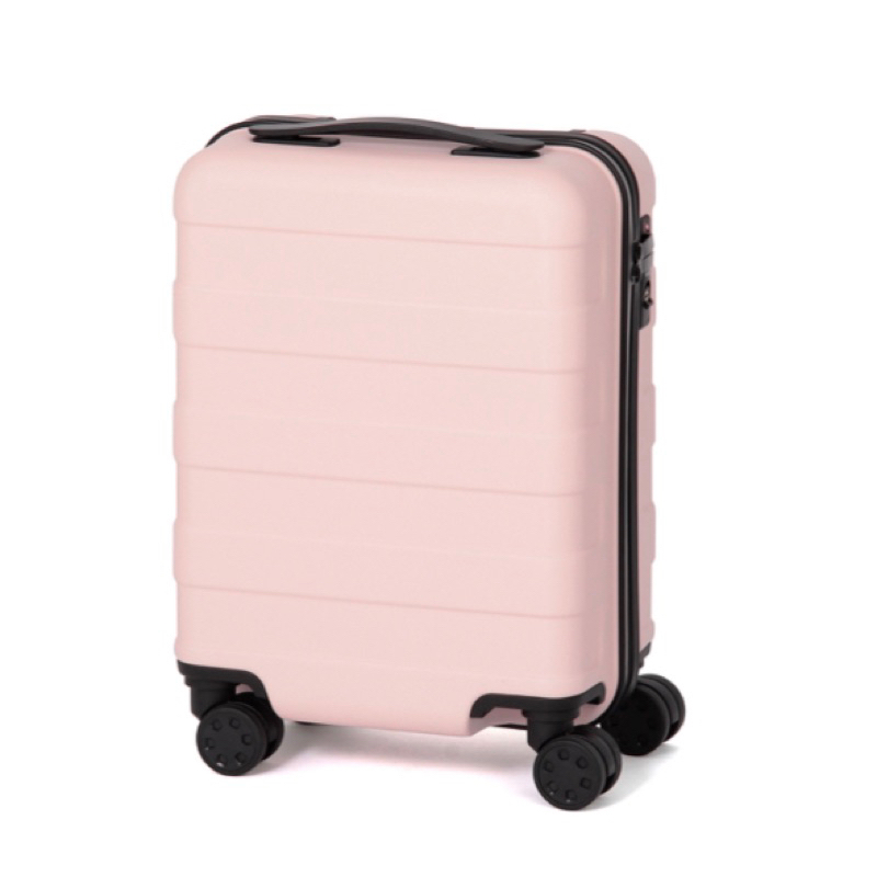 二手 Muji 無印良品 19L 絕版 17吋 行李箱 登機箱 粉紅色