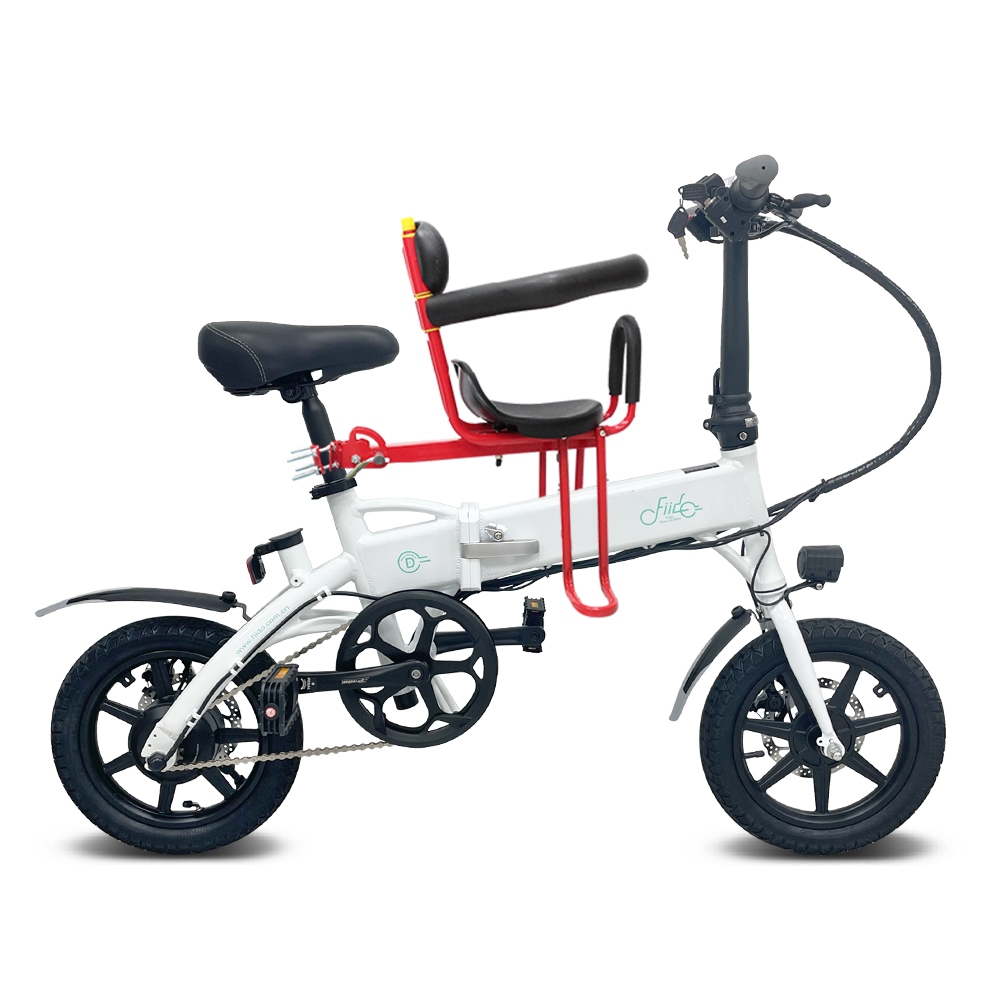 FIIDO F1親子版55KM 腳踏車+前置兒童座椅 電動腳踏車 三種騎行模式 電動折疊自行車[趣嘢]趣野