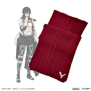 ☆ JB TOYS ☆【再販】日版 進擊的巨人 The final season 米卡莎圍巾紅色圍巾造型圍巾艾連周邊