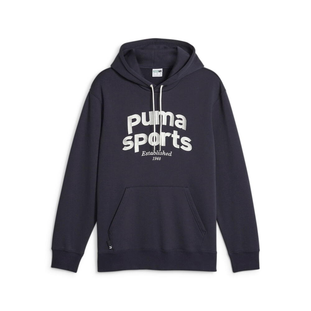 PUMA P.Team 男款 黑色 流行系列 長厚連帽T恤 冬連帽衫 62520616