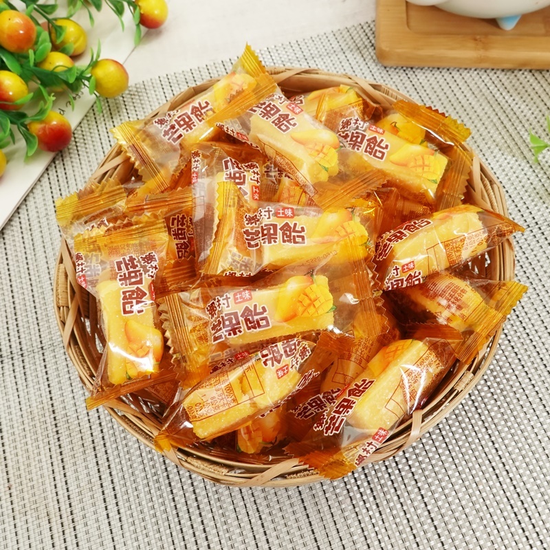 【食尚三味】鄉村土芒果味軟糖 500g 芒果軟糖 土芒果軟糖 芒果飴 (馬來西亞糖果)