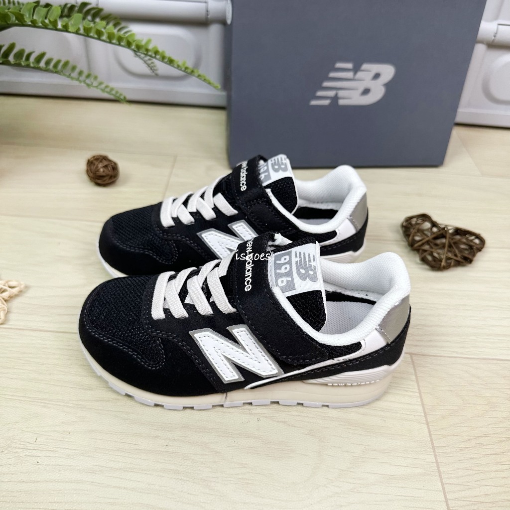 現貨 iShoes正品 New Balance 996 中童 大童 魔鬼氈 黑 運動鞋 童鞋 YV996CU3 W