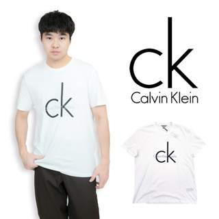 出清 Calvin Klein 男版 大logo T恤 白色 素T CK 簡約 上衣 送禮 #6721