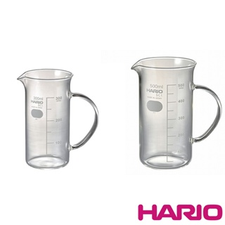 小金｜HARIO 把手燒杯 量杯 300/500ml 耐熱玻璃量杯 TBE-300/500-H32