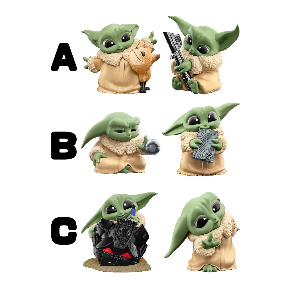 【幫長選物所】美版／星際大戰／STAR WARS／孩之寶／曼達洛人Mandalorian／2.2吋小尤達／Yoda／古古