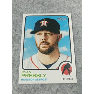 t2022 Topps Heritage #218 Ryan Pressly Houston Astros