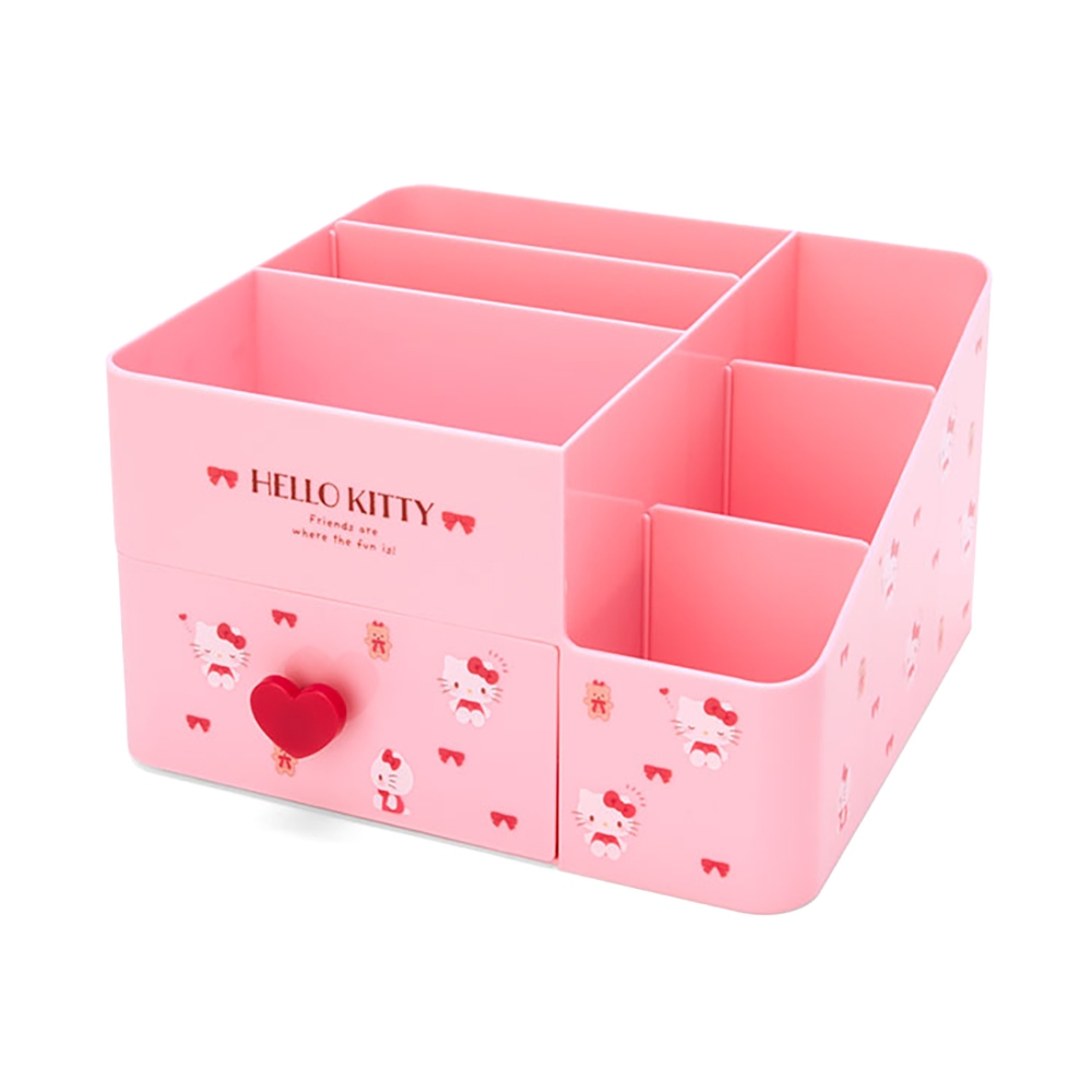 Sanrio 三麗鷗 小熊裝扮系列 桌上型化妝品收納架 彩妝收納盒 Hello Kitty 436330N