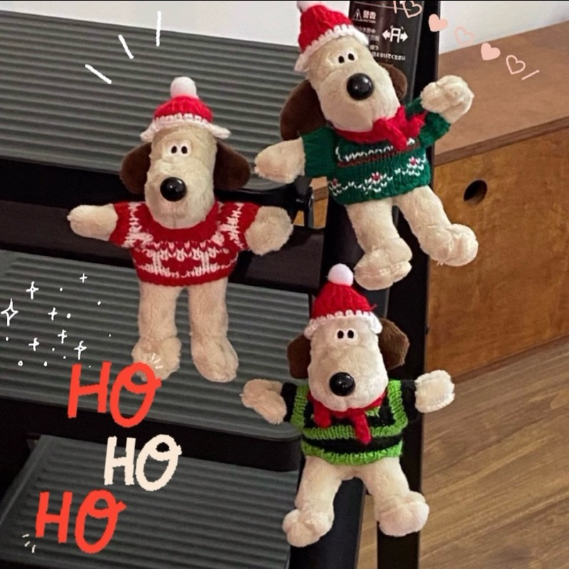 [嚕嚕選品]🎄2023早鳥優惠🎄 實拍 聖誕掌門狗 吊飾冰箱貼道具裝飾聖誕氛圍