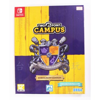 Switch NS 雙點校園 Two Point Campus (中文版)**(全新商品)【四張犁電玩】