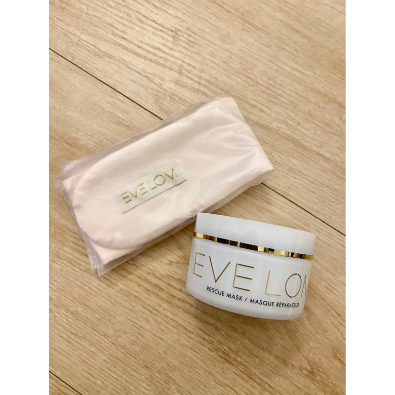 EVE LOM 面膜 深層潔淨修護面膜 100ml 排毒面膜 急救面膜 洗臉 頭巾