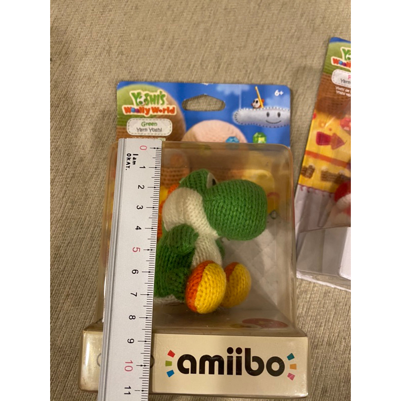 超級收藏品NS amiibo 耀西的毛線世界一套 綠色藍色粉色耀西（任天堂明星大亂鬥系列）3隻合售不拆