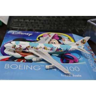 1:400 日本航空 JAL 747-100SR 迪士尼彩繪機 JA8142 PH製作