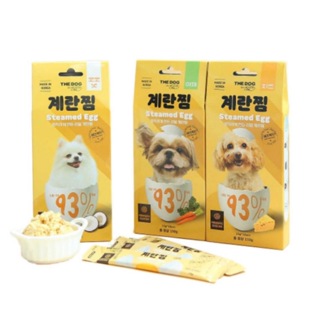 168汪喵 韓國 THE DOG 狗狗新鮮蒸蛋條 紅蘿蔔 椰子 起司 狗零食 93%全蛋含量 條狀方便餵食