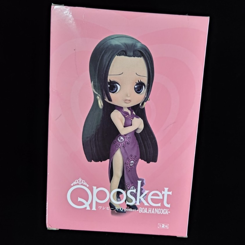 Qposket 海賊王 航海王 女帝 漢考克 蛇姬 大眼睛 紫旗袍 王下七武海 公仔 模型 標準盒 港版(夾娃娃機商品)