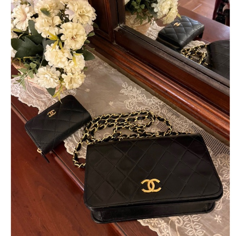 Chanel vintage 黑金19全蓋包