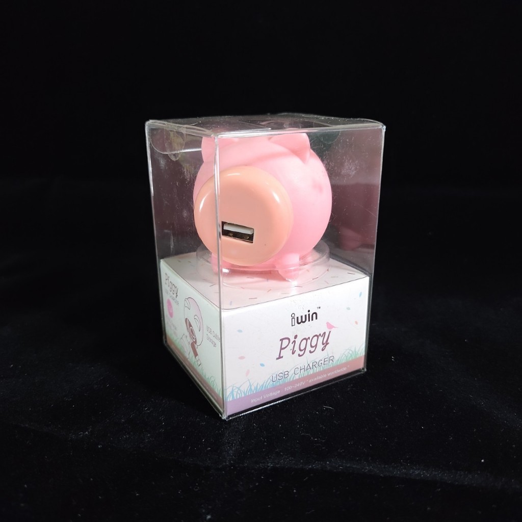 小豬USB充電插頭 豬鼻子 USB充電插頭 造型USB充電插頭 可愛充電頭 充電頭(夾娃娃機商品)