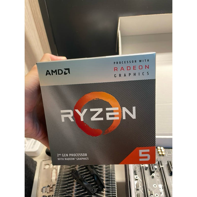 二手AMD Ryzen R5-3400G 盒裝完整 AM4